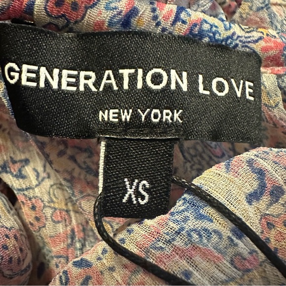 NEW Generation Love XS MIRABELLE Paisley Dress - Mosaic‎ Paisley Tiered Ruffle - Picture 11 of 11